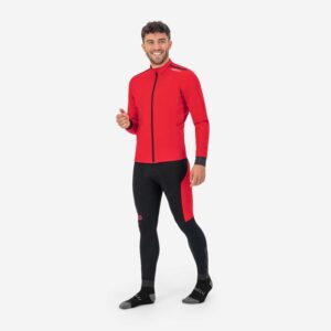 Rogelli CORE - męska kurtka rowerowa softshell czerwona - obrazek 3