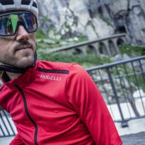 Rogelli CORE - męska kurtka rowerowa softshell czerwona - obrazek 13