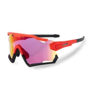 Rogelli SWITCH - sportowe okulary czerwone - obrazek 3