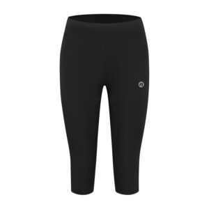 Rogelli CORE - damskie spodenki 3/4 do biegania czarne - obrazek 1