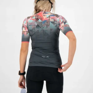 Rogelli ANIMAL - damska koszulka rowerowa z grafiką niebieska - obrazek 7