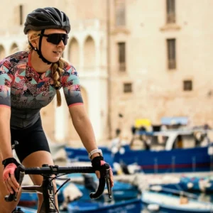 Rogelli ANIMAL - damska koszulka rowerowa z grafiką niebieska - obrazek 9