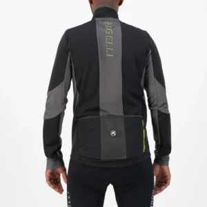 Rogelli BRAVE - męska softshellowa kurtka rowerowa czarna - obrazek 13