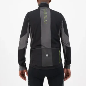 Rogelli BRAVE - męska softshellowa kurtka rowerowa czarna - obrazek 7