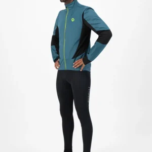 Rogelli BRAVE - męska softshellowa kurtka rowerowa niebieska - obrazek 4