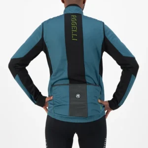 Rogelli BRAVE - męska softshellowa kurtka rowerowa niebieska - obrazek 7