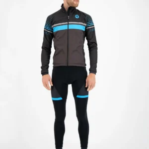 Rogelli HERO - męska lekka kurtka rowerowa softshell czarna - obrazek 3