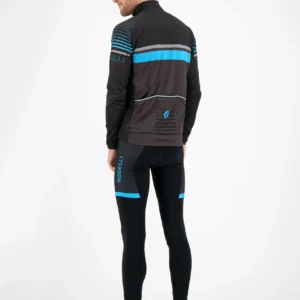 Rogelli HERO - męska lekka kurtka rowerowa softshell czarna - obrazek 4