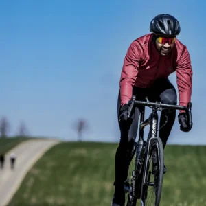 Rogelli ESSENTIAL - męska softshellowa kurtka rowerowa czerwona - obrazek 12