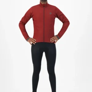 Rogelli ESSENTIAL - męska softshellowa kurtka rowerowa czerwona - obrazek 3