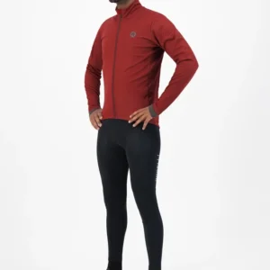 Rogelli ESSENTIAL - męska softshellowa kurtka rowerowa czerwona - obrazek 4