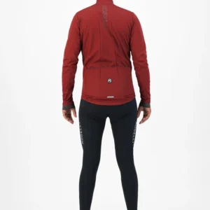 Rogelli ESSENTIAL - męska softshellowa kurtka rowerowa czerwona - obrazek 5