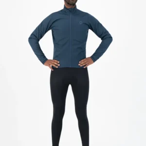 Rogelli ESSENTIAL - męska softshellowa kurtka rowerowa granatowa - obrazek 3