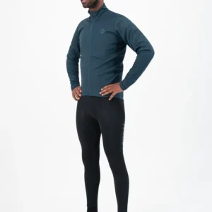 Rogelli ESSENTIAL - męska softshellowa kurtka rowerowa granatowa - obrazek 4