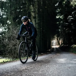 Rogelli ESSENTIAL - damska zimowa kurtka rowerowa granatowa - obrazek 10