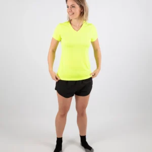 Rogelli PROMO - damska koszulka funkcjonalna żółta - obrazek 3