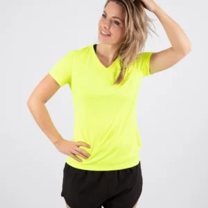 Rogelli PROMO - damska koszulka funkcjonalna żółta - obrazek 5