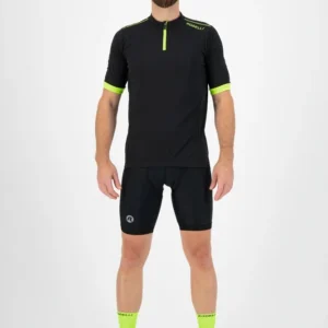 Rogelli CORE - męska koszulka rowerowa czarno-żółta - obrazek 4