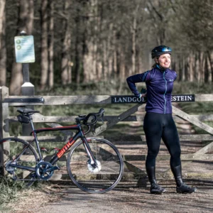 Rogelli LUNA - damska kurtka rowerowa granatowa - obrazek 11