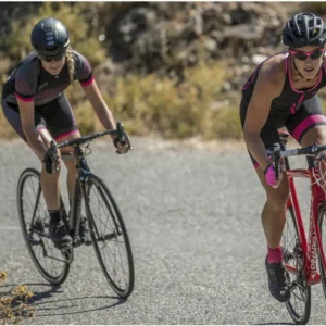 Rogelli ABBEY - damska koszulka rowerowa czarno-różówa - obrazek 6