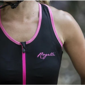 Rogelli ABBEY - damska koszulka rowerowa czarno-różówa - obrazek 7