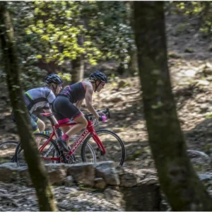 Rogelli ABBEY - damska koszulka rowerowa czarno-różówa - obrazek 8