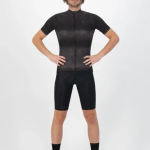 Rogelli TIE DYE - męska koszulka rowerowa czarna - obrazek 3