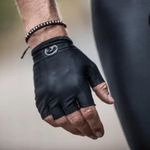 Rogelli SOLID - męskie rękawiczki rowerowe czarne - obrazek 5