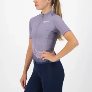 Rogelli PEACE - damska koszulka rowerowa fioletowa - obrazek 4
