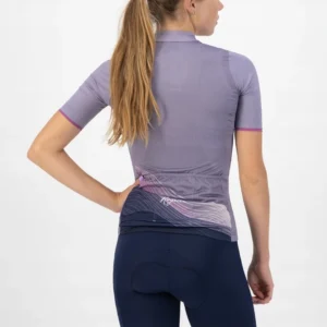Rogelli PEACE - damska koszulka rowerowa fioletowa - obrazek 5