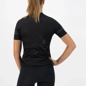 Rogelli MARBLE - damska koszulka rowerowa czarna - obrazek 5