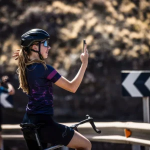 Rogelli MARBLE - damska koszulka rowerowa różowa - obrazek 10