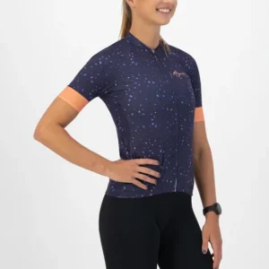 Rogelli TERRAZZO - damska koszulka rowerowa granatowa - obrazek 4