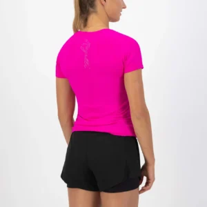 Rogelli ESSENTIAL - damska koszulka sportowa różowa - obrazek 6