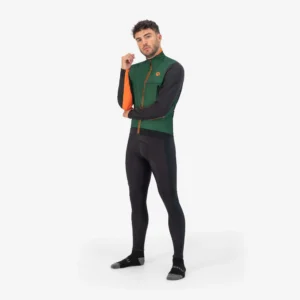 Rogelli CADENCE - męska zimowa kurtka rowerowa zielona - obrazek 3