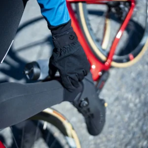 Rogelli CORE - męskie ocieplane zimowe rękawiczki rowerowe czarne - obrazek 4