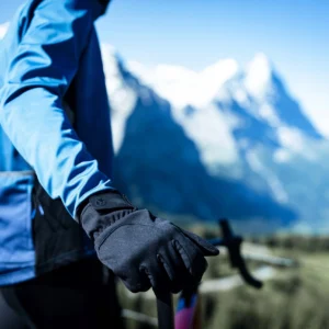 Rogelli CORE - męskie ocieplane zimowe rękawiczki rowerowe czarne - obrazek 9