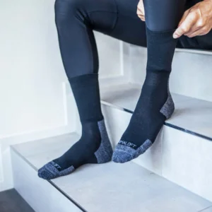 Rogelli PRIMALOFT - zimowe skarpety rowerowe czarne - obrazek 4