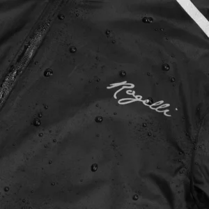 Rogelli ESSENTIAL - damska kurtka rowerowa przeciwdeszczowa czarna - obrazek 5