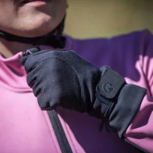 Rogelli CORE - damskie zimowe rękawice rowerowe czarne - obrazek 4