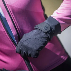 Rogelli CORE - damskie zimowe rękawice rowerowe czarne - obrazek 5