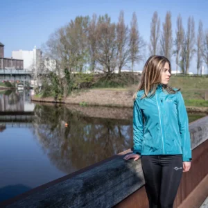 Rogelli CORE - damska kurtka do biegania niebieska - obrazek 9