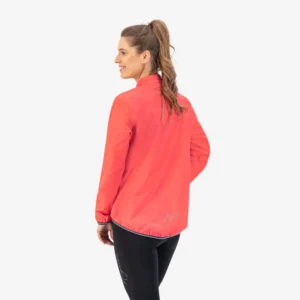 Rogelli ESSENTIAL - damska kurtka rowerowa przeciwdeszczowa różowa - obrazek 4