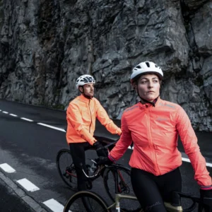 Rogelli ESSENTIAL - damska kurtka rowerowa przeciwdeszczowa różowa - obrazek 8