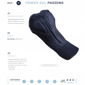 Rogelli Fuse II - męskie spodenki rowerowe wkładka - obrazek 10