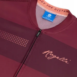 Rogelli DAWN - damska koszulka rowerowa bordowa - obrazek 5