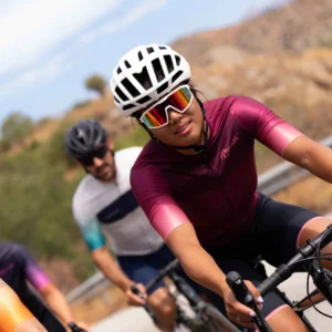 Rogelli DAWN - damska koszulka rowerowa bordowa - obrazek 8