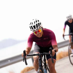 Rogelli DAWN - damska koszulka rowerowa bordowa - obrazek 9