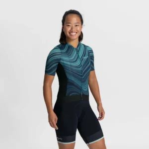 Rogelli LYNN - damska koszulka rowerowa granatowa - obrazek 3