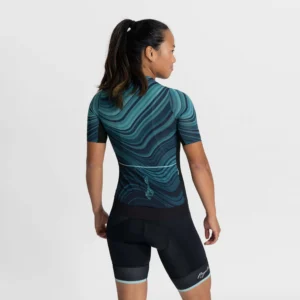 Rogelli LYNN - damska koszulka rowerowa granatowa - obrazek 4